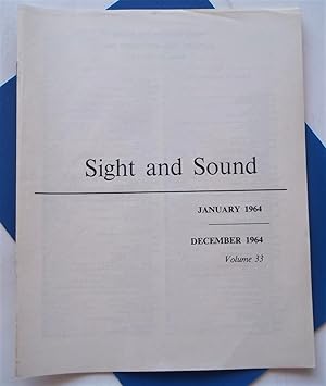 Image du vendeur pour Sight and Sound INDEX (January 1964 - December 1964) The International Film Quarterly Magazine mis en vente par Bloomsbury Books