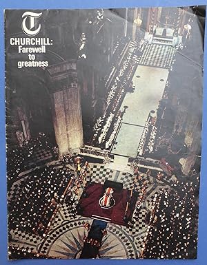 Winston Churchill Funeral Souvenirs - The Sunday Telegraph Colour Supplement Churchill : Farewell...