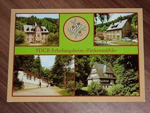 AK / Mehrbildkarte FDGB-Erholungsheim "Finkenmühle", Objekt Schmiedefeld (Rstg.)