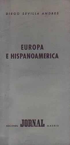 Seller image for EUROPA E HISPANOAMERICA for sale by Librera Torren de Rueda