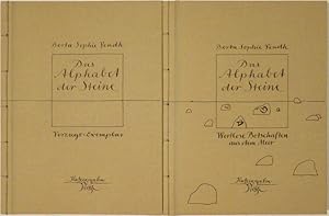 Image du vendeur pour Das Alphabet der Steine. Wortlose Botschaften aus dem Meer. Eine fast un-glaubliche Entdeckung ber die ablesbare Herkunft des lateinischen Alphabetes als Konfiguration aller Buchstaben von den ersten Krpern der Erde, den Steinen. Aufgelesen, geschichtet, gedichtet und gezeichnet von Christian Ewald. mis en vente par Gerhard Zhringer Antiquariat & Galerie Online
