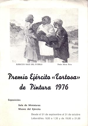 Seller image for PREMIO EJERCITO -TORTOSA- DE PINTURA 1978 - CATALOGO - EXPOSICION SALA DE MINIATURAS MUSEO DEL EJERCITO - 21 SEPTIEMBRE AL 31 DE OCTUBRE - for sale by Libreria 7 Soles