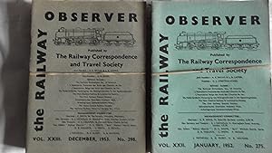Seller image for The Railway Observer 1939, 1952 - 1957, 1970's - 2001 for sale by A.G.Colven (Books)