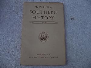 Seller image for The Journal of Southern History, Vol. 7 , No. 2 , May , 1941 for sale by Randy Berry