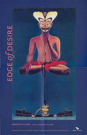 Seller image for Edge of Desire: Recent Art in India (Poster, Announcement) for sale by Diatrope Books