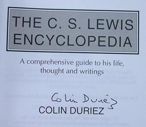 C. S. Lewis Encyclopedia : A Comprehensive Guide to His Life, Thought and Writings
