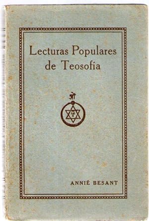 Seller image for LECTURAS POPULARES DE TEOSOFIA for sale by Libreria Bibliomania