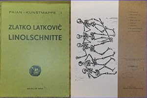 Zlatko Latkovic Linolschnitte. ( = Paian - Kunstmappe I.) Blätter.