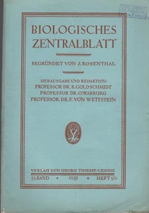 Biologisches Zentralblatt.