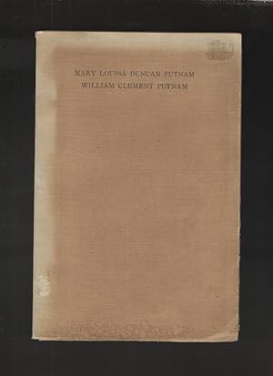 Image du vendeur pour Mary Louisa Duncan Putnam and William Clement Putnam mis en vente par Elder's Bookstore