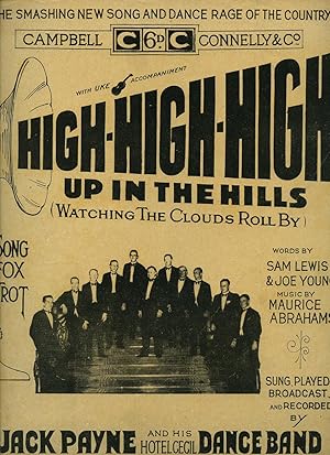 Seller image for High High High up in the Hills; Watching the Clouds Roll By [Piano Sheet Music] for sale by Little Stour Books PBFA Member