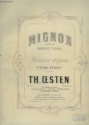 Seller image for MIGNON - POUR PIANO. for sale by Le-Livre