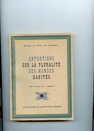 Image du vendeur pour ENTRETIENS SUR LA PLURALIT DES MONDES HABITS. Bois gravs de L. Ferrand. mis en vente par Librairie CLERC