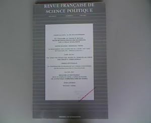 Image du vendeur pour Revue franaise de sciences politique. mis en vente par Antiquariat Bookfarm