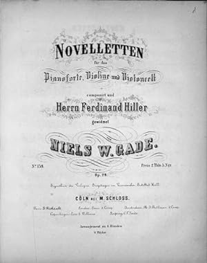 [Op. 29] Noveletten für das Pianoforte, Violine und Violoncell. Op. 29