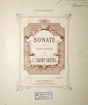 [Op. 75] Sonate pour piano et violon. Op: 75