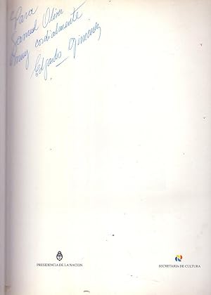 EDGARDO GIMENEZ. (En el Museo Nacional de Bellas Artes, noviembre 1997) [Firmado / Signed]