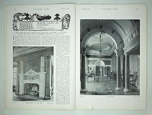 Original Issue of Country Life Magazine Dated April 2nd 1932 with a Main Feature on Marsh Court (...