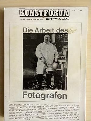 KUNSTFORUM International 150 Jahre Fotografie I Die Arbeit des Fotografen (Band 16) - Band II Asp...