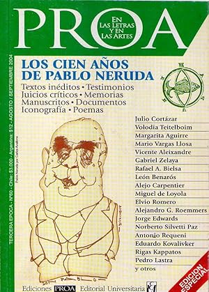 Imagen del vendedor de PROA - No. 60 - Agosto, septiembre 2004. (Edicin Especial: Los cien aos de Pablo Neruda) a la venta por Buenos Aires Libros