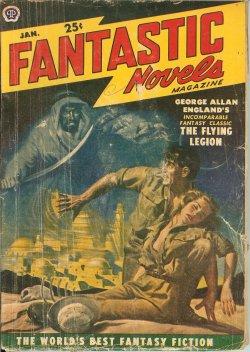 Bild des Verkufers fr FANTASTIC NOVELS: January, Jan. 1950 ("The Flying Legion") zum Verkauf von Books from the Crypt