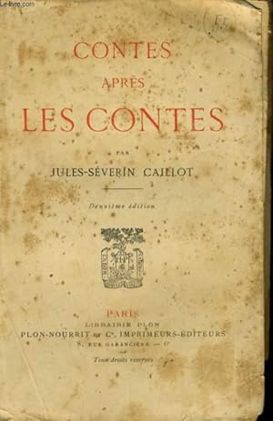 Imagen del vendedor de CONTES APRES LES CONTES a la venta por Le-Livre