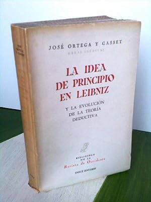 La Idea De Principio En Leibniz. y La Evolución De La Teoría Deductiva