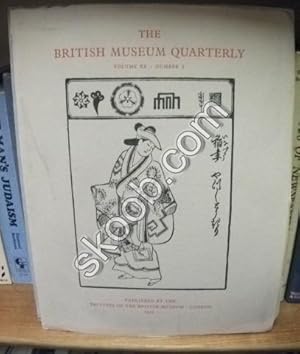 Immagine del venditore per The British Museum Quarterly, Vol. XX, Number I, 1955 venduto da PsychoBabel & Skoob Books