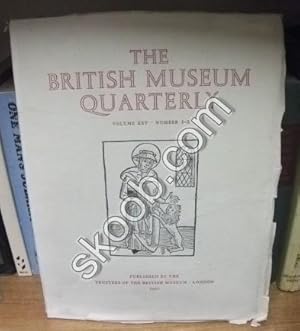 Immagine del venditore per The British Museum Quarterly, Vol. XXV, Number 1-2, 1962 venduto da PsychoBabel & Skoob Books