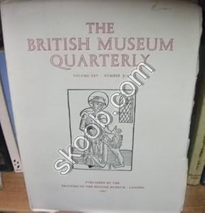Immagine del venditore per The British Museum Quarterly, Vol. XXV, Number 3-4, 1962 venduto da PsychoBabel & Skoob Books
