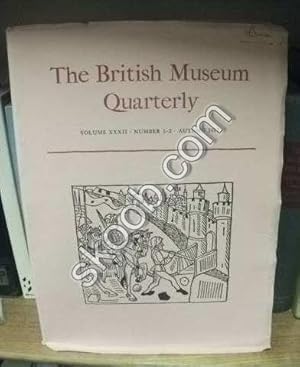 Immagine del venditore per The British Museum Quarterly, Vol. XXXII, Number 1-2, Autumn 1967 venduto da PsychoBabel & Skoob Books