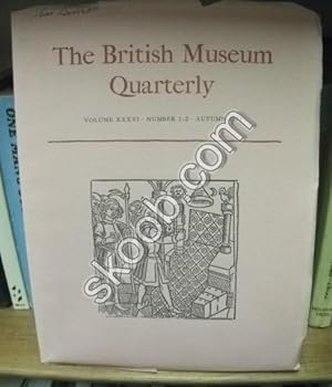 Immagine del venditore per The British Museum Quarterly: Volumes XXXVI, Number 1-2, Autumn 1971 venduto da PsychoBabel & Skoob Books