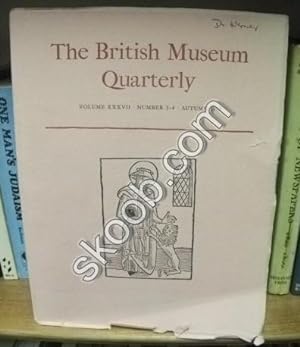 Immagine del venditore per The British Museum Quarterly: Volumes XXXVII, Number 3-4, Autumn 1973 venduto da PsychoBabel & Skoob Books