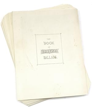 Bild des Verkufers fr The Book of British Ballads zum Verkauf von James Cummins Bookseller, ABAA