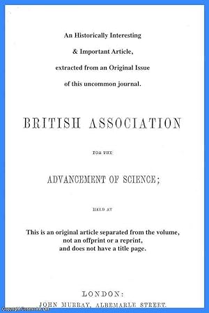 Image du vendeur pour 1903. Anthropometric Investigation in Great Britain and Ireland. An uncommon original article from The British Association for The Advancement of Science report, 1903. mis en vente par Cosmo Books