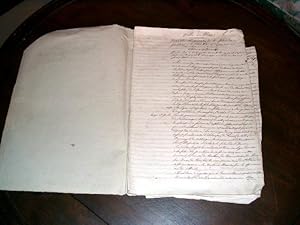 Une pièce manuscrite de 16 pages observations produite à lenquête des 19, 20 et 21 janvier 1846 ...