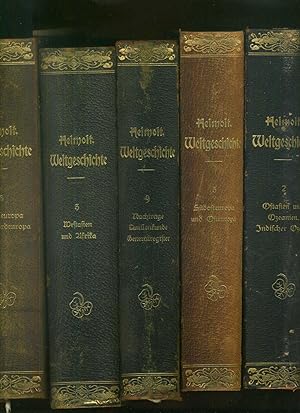Helmholts Weltgeschichte in 9 Bänden. Alles erschienene: BAND 1: Einleitung.- Vorgeschichte.- Ost...