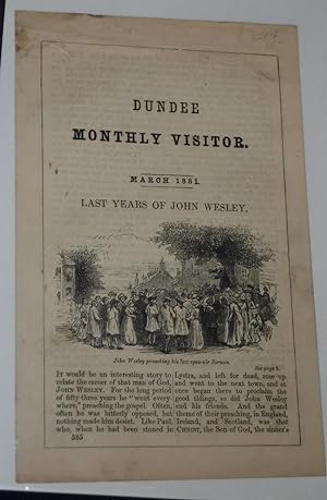 Dundee Monthly Visitor: Last Years of John Wesley, March 1881