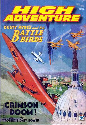 Imagen del vendedor de High Adventure #65: Dusty Ayers and His Battle Birds, Crimson Doom! a la venta por Ziesings