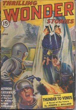 Bild des Verkufers fr THRILLING WONDER Stories: June 1942 zum Verkauf von Books from the Crypt