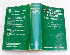 Seller image for Los acuerdos entre la iglesia y Espaa for sale by La Social. Galera y Libros