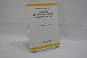 Bild des Verkufers fr Geschichte der deutschen Literatur des Sptmittelalters Band 1: Einleitung - geistige Hauptstrmungen - Das Weiterwirken der feudalhfischen Epik - Die Heldenepik - Die Kleinepik (Novelle und Fabel) - Der frhe deutsche Schelmen- und Narrenroman. (= WODAN Greifswalder Beitrge zum Mittelalter - Band 64. Serie 2: Studien zur mittelalterlichen Literatur - Band 9) zum Verkauf von Antiquariat Wilder - Preise inkl. MwSt.