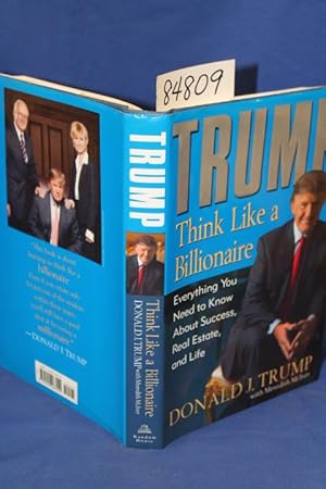 Seller image for Trump Think Like A Billionaire for sale by Princeton Antiques Bookshop