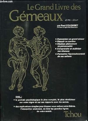 Bild des Verkufers fr Le Grand Livre des Gmeaux zum Verkauf von Le-Livre