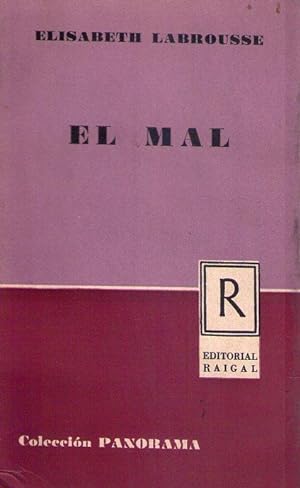 Seller image for EL MAL for sale by Buenos Aires Libros