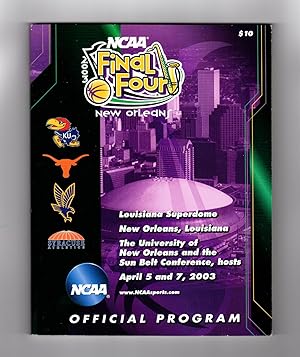 NCAA 2003 Final Four Official Program / Superdome, New Orleans