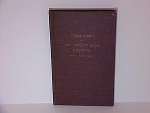 Formulary of the Mount Sinai Hospital