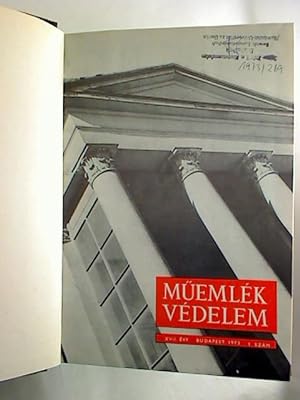 Müemlékvédelem. - 17. évf / 1973, 1 - 4 (gebunden in 1 Bd.)