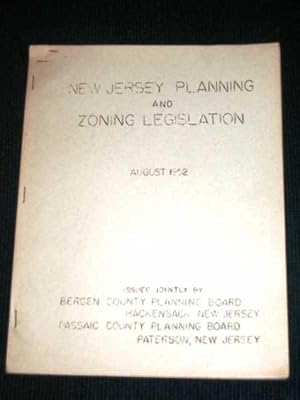 New Jersey Planning and Zoning Legislation - August 1952