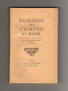 Mémoires des Comtes du Maine.